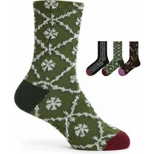 Women's Cotton Crew Socks, Cute Colorful Socks for Women, Soft Comfortable Casual Mid Calf Socks, Designer Pattern Gift Socks