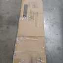 Henn&Hart 64'' Wooden Rectangular Console Table Entryway Table, Sofa Table with Wooden Shelves for Entryway, Living Room, Couch, Hallway, or Office, Black Grain.