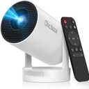 Mini Projector with WiFi and Bluetooth, Smart Portable Projector with 4K Support, 5w Sound Base Speaker, 260 ANSI, 210 Rotation, Auto Keystone Correction for Home Bedroom Outdoor, HY300 Plus