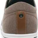 DECARSDZ Men's Fashion Dress Sneakers Comfortable Casual Skate Shoe Walking Oxford Shoes (12, Brown)