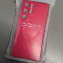 MINSCOSE for Samsung Galaxy S25 Ultra Magnetic Neon Phone Case[Compatible with Magsafe],Cute Bling Glitter Thin Slim Shockproof Sparkly Cover for Women Girl for Samsung Galaxy S25 Ultra -Hot Pink