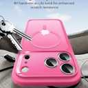 ESR for iPhone 17 Pro Case, Camera Control Cover, Compatible with MagSafe, Shockproof Military-Grade Protection, Magnetic Phone Case for iPhone 17 Pro, Classic Hybrid Case, Frosted Pink