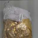 Sequin Backdrop Curtains 2 Pcs 2ftx8ft Gold Glitter Drapes 2 Pcs White Chiffon Backdrops for Wedding Party Background (Pack of 4)