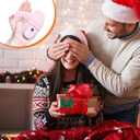 Heated Gloves for Women, Upgraded Smart Thermostatic Electric Heated Fingerless Gloves Rechargeable for Women Men, Winter Hand Warmer for Work Cycling Skiing Outdoor Snow (Pink)