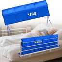 NEAUDE Bed Rail Padding Cushion for Hospital Bed Rail Pads Protector Cover Bed Barrier for Adults Elderly Safety Guard Railing Bumper Medical Foam Crib Padding Bed Side Rails Covers - 1 PCS