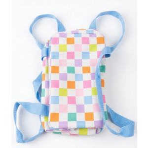 Square Pattern Lunch Bag, 10L 5H 6W Inches