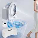 Automatic Toilet Flusher, 2023 Upgraded Touchless Toilet Flush Kit, Hands Free External Infrared Sensor Toilet Flusher, Waterproof Flusher for Toilets for Home and Public Use (1 SET)