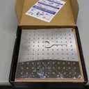 Shower Head Combo,10 Inch High Pressure Rain Shower Head with 11 Inch Adjustable Extension Arm and 5 Settings Handheld ,Powerful Shower Spray Against Low Pressure Water with Long Hose (Chrome)