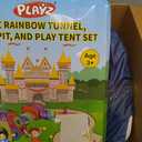 Playz 5pc Pop Up Play Tent and Crawl Through Tunnels for Kids w/Carry Bag