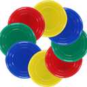 Flying Disc - 9Inch Plastic Flying Disc for Discs Set of 7 Flying Disc Bulk (95 Gram, 7 Discs)