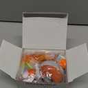 Interactive Cat Toys for Indoor Cats,The 3rd Generation Agile Moving Cat Ball with Elastic Mesh Tail,Automatic Kitten Toys for Bored Indoor Cats,Motion Activated (Orange)