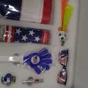 Soccer Fan Gear Set for 2026 World Tournament, Soccer Party Favors Kit with Flag,Scarf, Face Paint, Clapper, Horn&Glasses,Supporter Accessories for Game Day, Sports Event, Gift