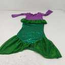 Little Girls Mermaid Costume Kid Princess Ariel Cosplay Dress Outfit Halloween Costume Size 130