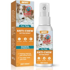 ITECFREELY No Chew Spray for Dogs & Cats, Bitter Apple Spray for Dogs to Stop Chewing & Licking-0321
