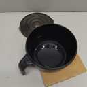 Layron 2 Sets Microwave Ramen Cooker Bowl 45 oz Instant Noodle Bowl with Handles Ramen Noodle Cooker with Spoon Chopsticks Fork Knife College Dorm Room Essentials for Boys Girls (Black, Black)