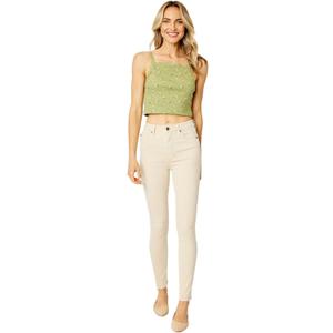 Judy Blue High Waist Skinny Jeans - Tummy Control, Garment Dyed Bone White, Comfort Stretch Fit 88845-9, 9/29 Size