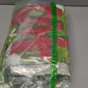 Christmas Bathroom Rug U-Shaped Toilet Rug Soft Bath Mat Green Xmas Snowflake Ho Ho Ho Non-Slip Washable Floor Mat for Home Bathroom Restroom Entrance Decor