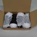 FLY2SKY Portable LED Tent Lamp Emergency Lights with Hook, Hurricane Bulb Lantern Equipment for Camping, Hiking, Backpacking, Fishing Outage, Black, 4 Pack