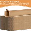 Qilery 5 Pcs 4 x 4 x 48 Inch Golf Club Shipping Boxes 4L x 4W x 48H Tall Corrugated Boxes Cardboard Long Golf Storage Box for Shipping, Packaging, Moving, Mailing, Home or Business