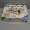 Montessori Toddler Toys - Baby Wooden Busy Board - Sensory Toys with Light Switch - Travel Toys for Educational Toddler Activities for Toddlers 1 2 3 4+ Year Old