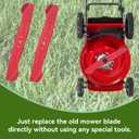 2 Packs Mower Mulching Blades Set For 46 Inch Cut MTD/Cub Cadet RZT L46 S46 Troy-Bilt Replaces 942-04244, 942-04290, 942-04244A, 742-04290, 742-04244 490-110-C131 OCC-742-04244 754-04244 561544B
