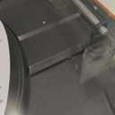 Vintage Record Player with External Speakers Belt-Drive Turntable for Vinyl Records Dual Stereo Speakers LP Players Support 3 Speed 3 Size Wireless Playback AUX Headphone Input Auto Stop Wood Red