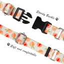 Hikiko Martingale Collar for Dogs Peach Dog Collar for Small Medium Large Dogs Cute Holiday Summer Dog Collars Pet Gift (Peach,Medium)