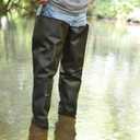 FROGG TOGGS Rana II Waterproof PVC Fishing Bootfoot Hip Wader for Fishing, Brown Felt, 10