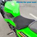 Double-Layer Motorcycle Cool Seat Cover, Universal Breathable Motorbike Mesh Seat Cushion pad, Airflow Non-Slip Motorcycle Saddle Sun Protection Cover