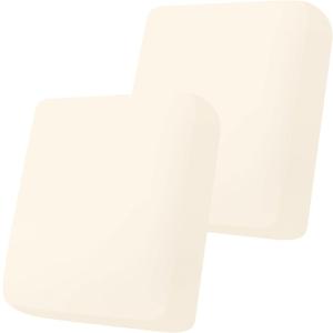 Smiry Printed Couch Cushion Covers, Stretch Soft Couch Covers for Sofa, Washable Non-Slip Sofa Slipcover Furniture Protector for Indoor and Outdoor (2 Pack, Cream)