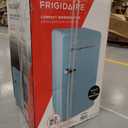 FRIGIDAIRE EFR372-BLUE 3.2 Cu Ft Blue Retro Compact Rounded Corner Premium Mini Fridge, 18.5 x 20 x 31.5 inches