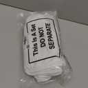 Geyoga 10 Pairs Moisturizing Socks Overnight for Dry Feet Spa Cotton Moisture Enhancing Cosmetic Socks for Women and Men, White.