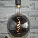 SD LUX Oversized Vintage LED Light Bulbs 5W, Medium Base E26, Giant Edison Bulb Large Decorative Bulbs, Huge Edison Light, Dimmable 200LM(15W Equi) Pendant Lighting Warm White 2200K,1 Pack(G200-Smoke)