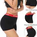 wirarpa Women's Cotton Boxer Briefs Underwear Boy Shorts 3" Inseam 3 Pack, M