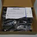 Ravinte 50 Pack 3 Inch Hole Centers Matte Black Cabinet Pulls Handles Solid Drawer Pulls Kitchen Hardware Flat Black Square Bar Drawer Handles