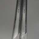 goldenwarm 2 Pair Metal Silver Drawer Slides 22 Inch, Side Mount Ball Bearing Full Extension Glides for Dresser, Tool Box, Trash Can, and Kitchen Cabinets, Heavy Duty 100 LB Capacity