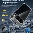 FNTCASE for Google Pixel 10 Case: Pixel 10 Pro Case Google 9/9 Pro Non-Yellowing Clear Slim Case | Rugged Anti-Drop Shockproof Scratch Protective Thin Transparent Crystal Cell Phone Cover (Clear)