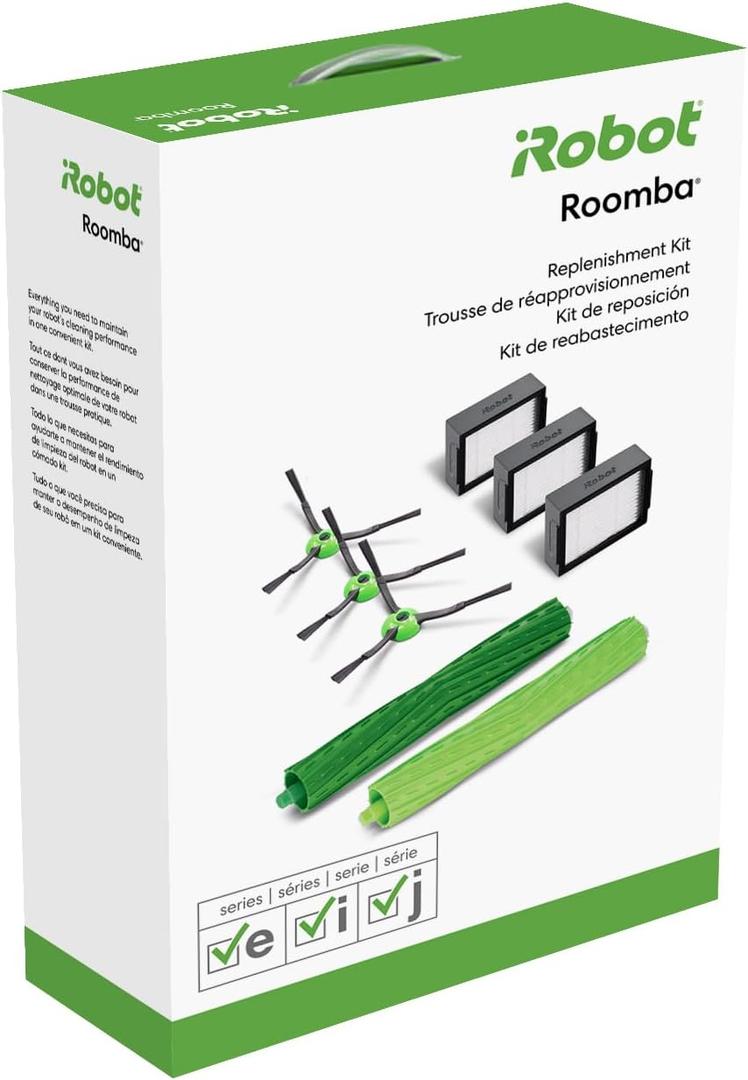 iRobot Authentic Replacement Parts - Replenishment Kit for Roomba e, i, and j Series and Roomba Combo i5 and j5 Series, Not Compatible with Combo j7+ or Combo j9+ ((Pack of 1))