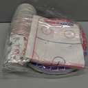 104 PCS Hockey Party Table Supplies Kit Serve 26, Includes Dinner Plates, Dessert Plates, Napkins, Cups for Ice Hockey Birthday Party Sport Events Decorations Favors