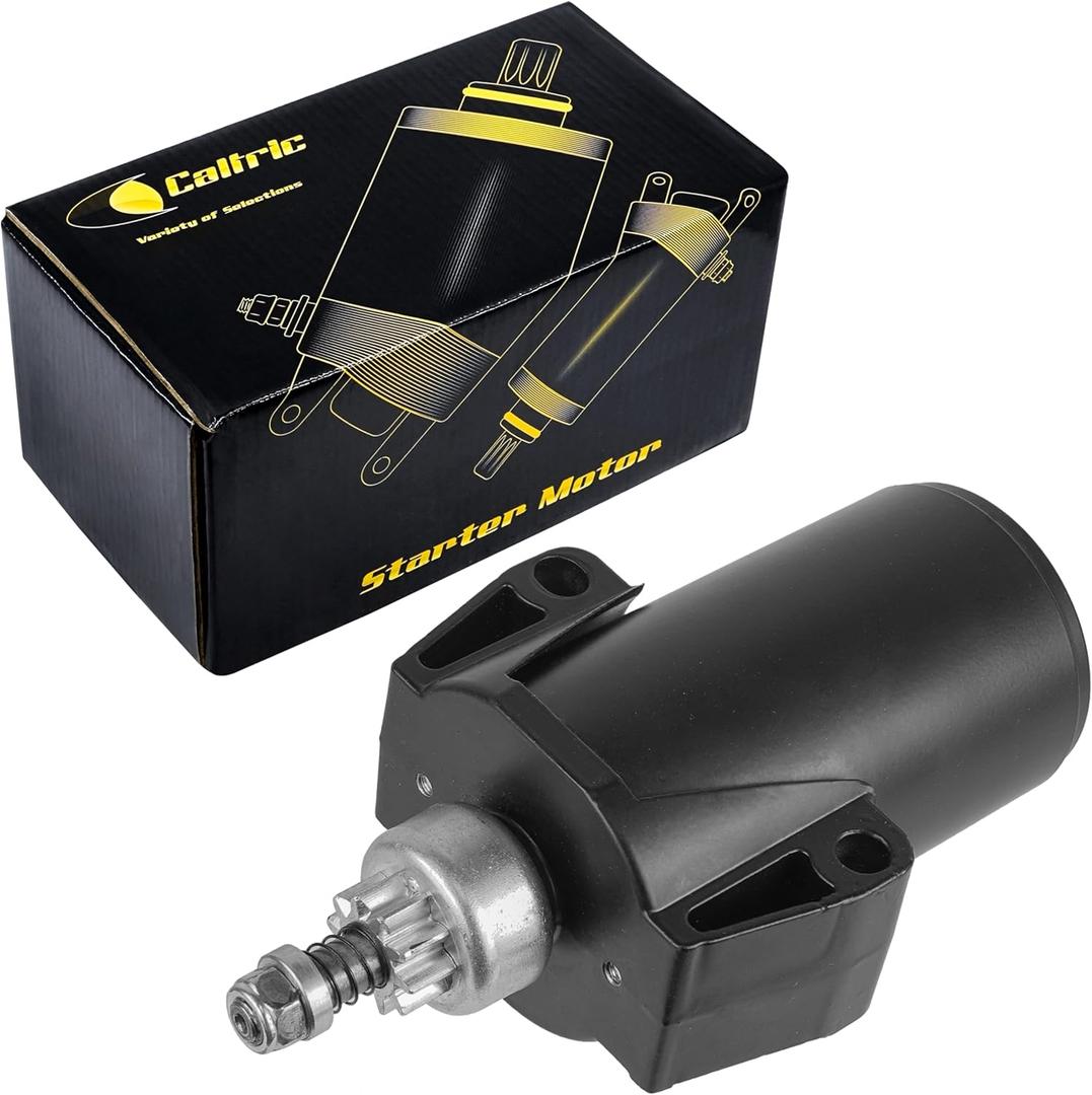 Caltric Starter Compatible with Mercury 15 20 25 15Hp 20Hp 25Hp 15Eh 20Eh 25Eh 1985-2005 Marine