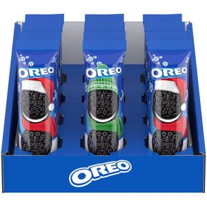 OREO Chocolate Sandwich Cookies, Holiday Cookies, 12 - 4 oz Stocking Stuffer Packs BB: 02/26/26
