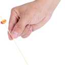 Restaurantware-6 Inch Wooden Hot Dog Skewers, 100 Disposable Sandwich Picks - Built-In Hot Dog Cartoon, Sustainable, Bamboo Decorative Food Picks, For Parties Or Picnics