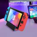 HEIYING Switch Charger Dock for Nintendo Switch 2 / OLED/Lite,Charging Dock Station with Standard USB-C Port for Easy Console Charging
