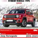 Windshield Wiper Blades Replacement for 2015-2023 Jeep Renegade Original Factory Quality Front Rear Wipers Blade Set for My Car - 22" 20" 11" (Pack of 3)