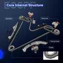 ECCPP Timing Chain Kit fit for TK20635 TK4198 for Ford Edge Flex Fusion Taurus Taurus X for Lincoln MKX MKZ for Mazda 6 CX-9 for Sable 3.5L 3.7L Fits DOHC V6