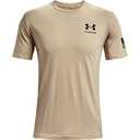 Under Armour Men's New Freedom Flag T-Shirt, Desert Sand (290)/Black, X-Large Tall
