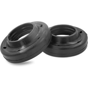 Front Coil Spring Insulators, Front Upper Coil Spring Isolators Compatible with 2007-2018 Jeep Wrangler JK JKU (Stock height, Pair)