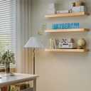 2 x 8Pcs/Set 4inch Floating Shelf BracketsBlind Shelf SupportsHidden Brackets for Floating Wood Shelves with Screws and Wall Plugs (6inch)