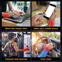 JIN BD Wrist Trainer Ball Auto-Start Gyroscopic Forearm Exerciser Gyro Ball for Strengthen Arms, Fingers, Grip and Muscles
