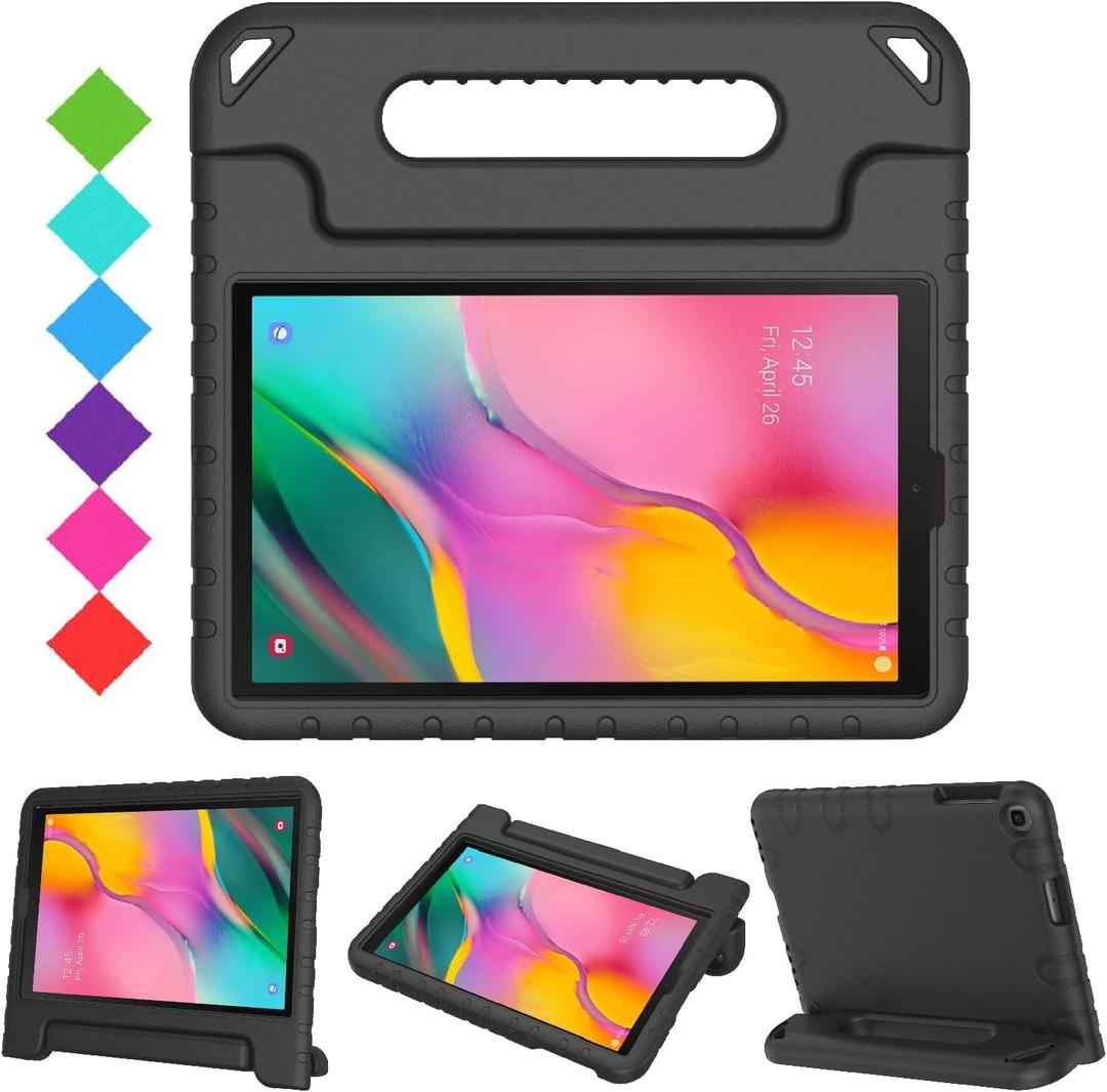 BMOUO Kids Case for Samsung Galaxy Tab A 10.1 (2019) SM-T510/ T515, Shockproof Light Weight Protective Handle Stand Kids Case for Galaxy Tab A 10.1 Inch 2019 Release SM-T510/ T515 - Blue